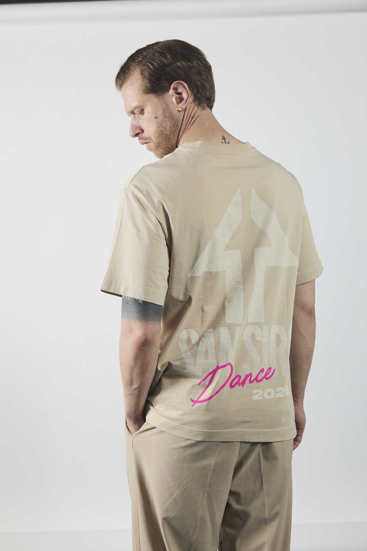 T-Shirt "SAN SIRO DANCE" SABBIA