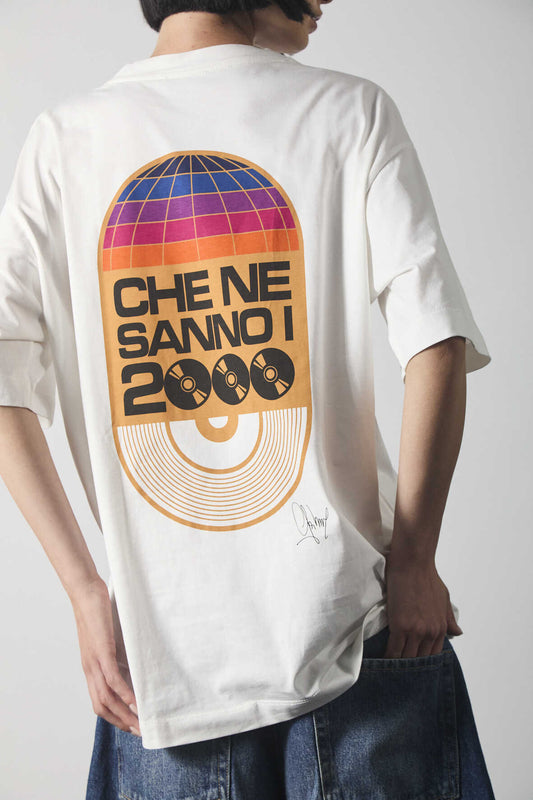 T-Shirt "CHE NE SANNO I 2000" PANNA