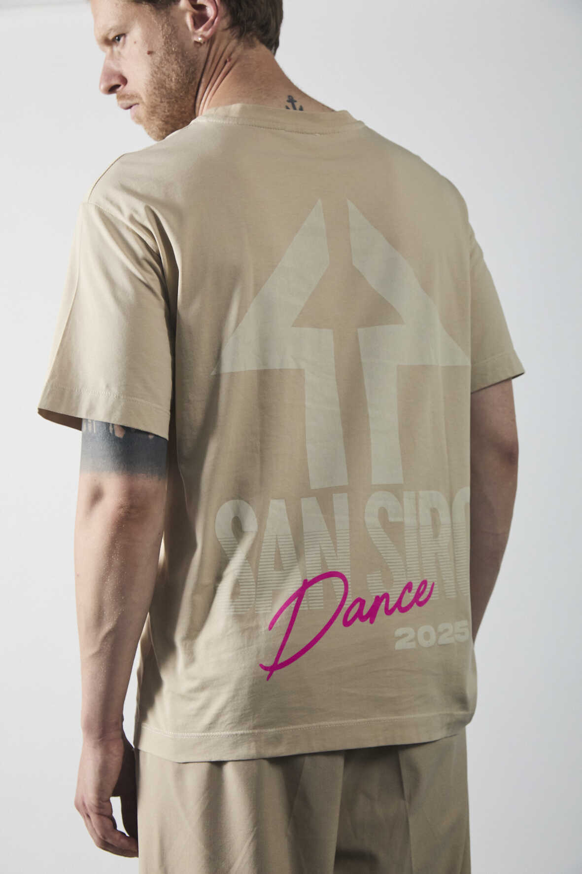 T-Shirt "SAN SIRO DANCE" SABBIA