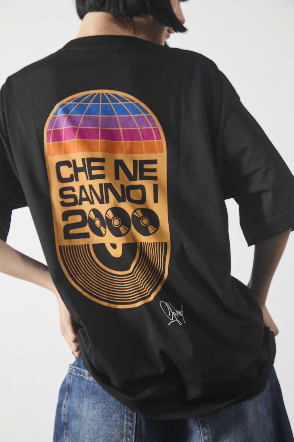 T-Shirt "CHE NE SANNO I 2000" NERO